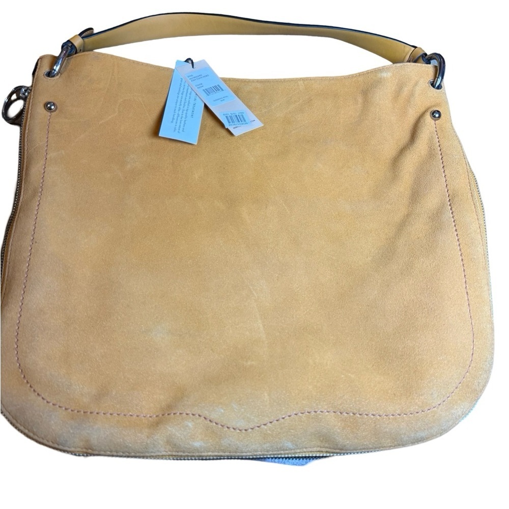 Rebecca Minkoff Julian Suede Hobo Bag in Glow – NWT Minor Blemishes - Picture 3 of 8